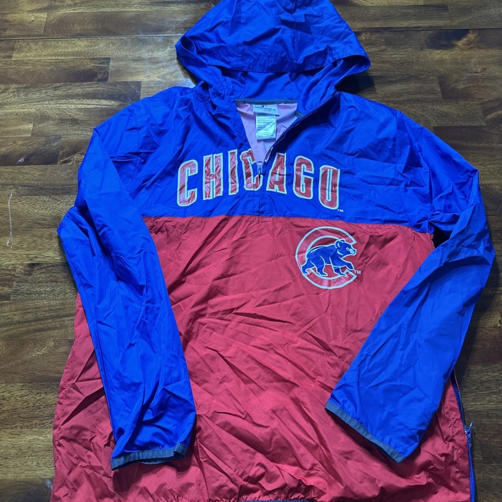 Youth Chicago Cubs ‎ MLB Baseball genuine merchandise Pullover Windbreaker L